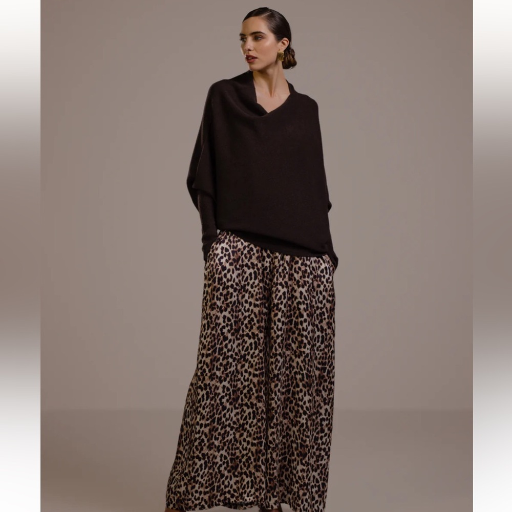 NWT Jaki NWT JAKI London Audrey Satin Jumpsuit | Leopard - Picture 4 of 7